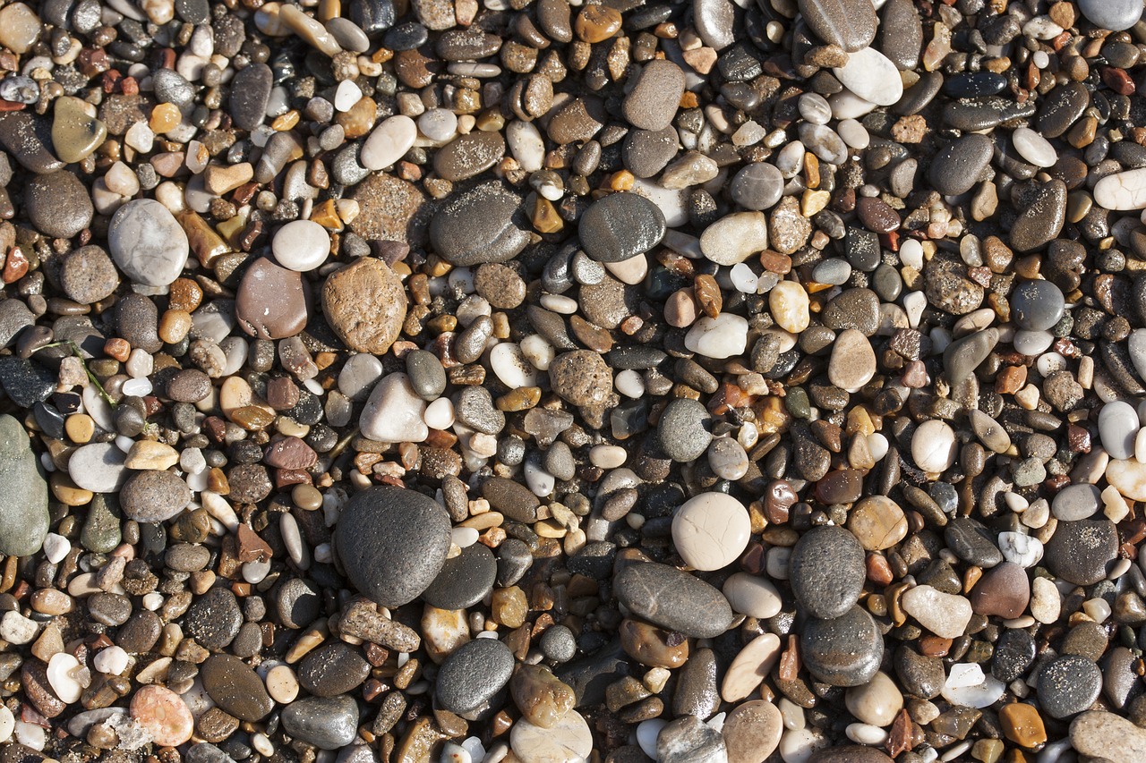 stone  beach  gravel free photo