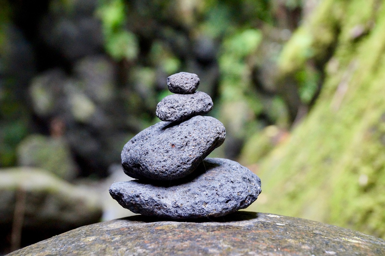 stone  zen  stack free photo
