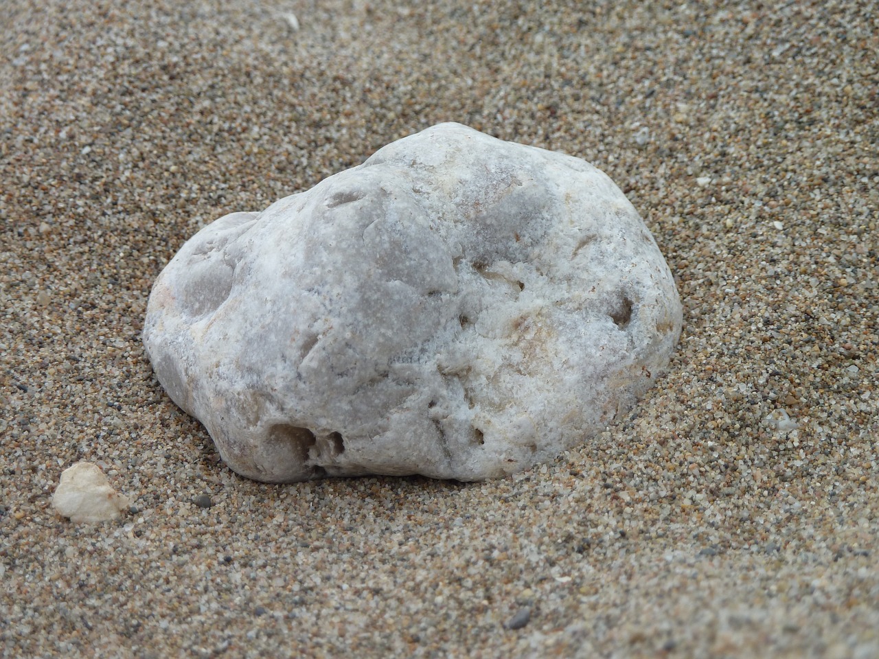 stone sand beach free photo