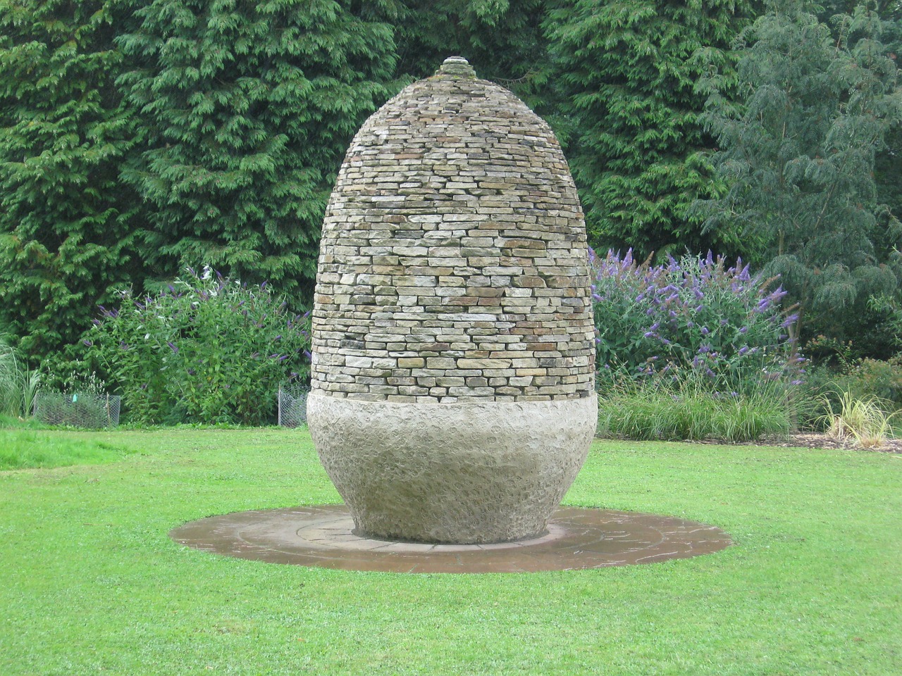 stone garden sculpture free photo