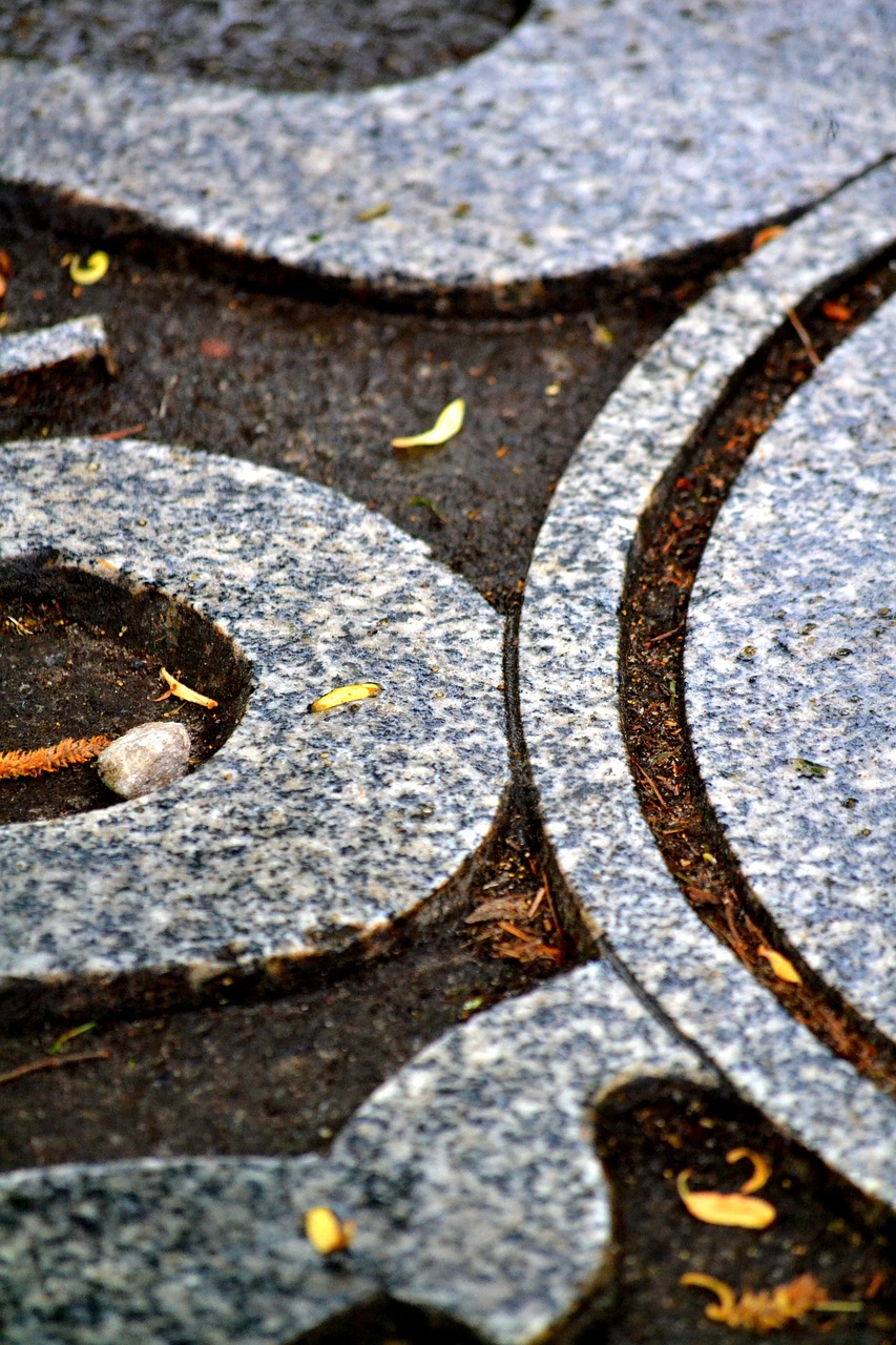 stone ground rain free photo