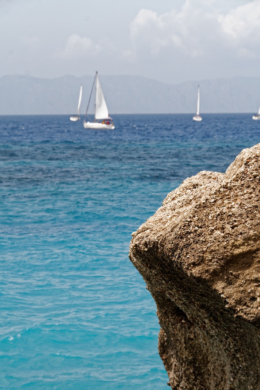 stone rock greece free photo