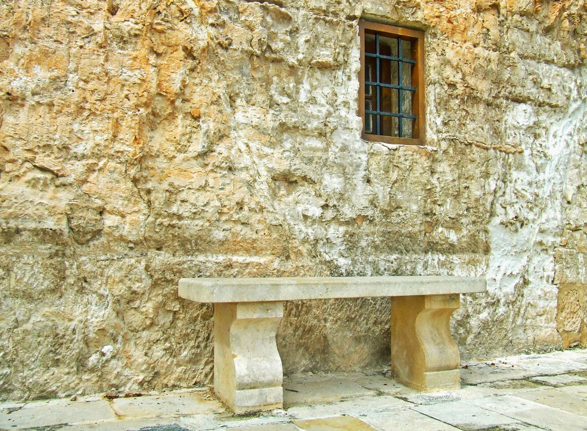 stone bench outdoor free photo