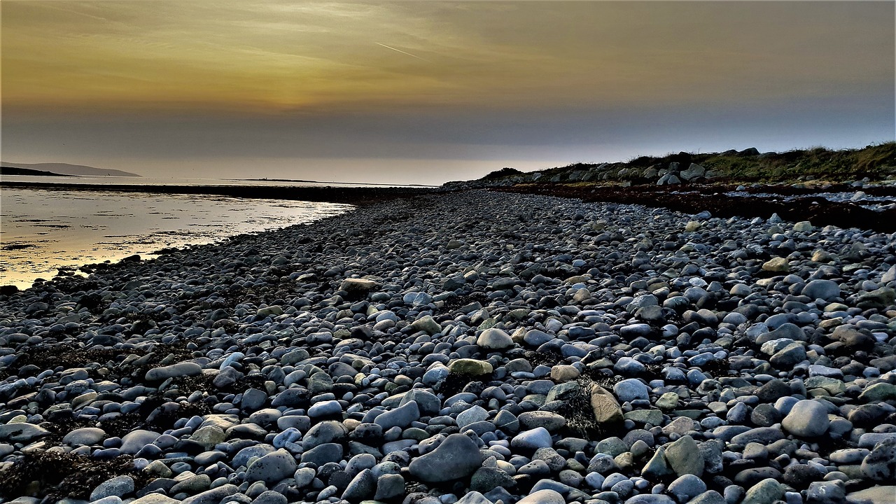 stone coast  ireland  galway free photo