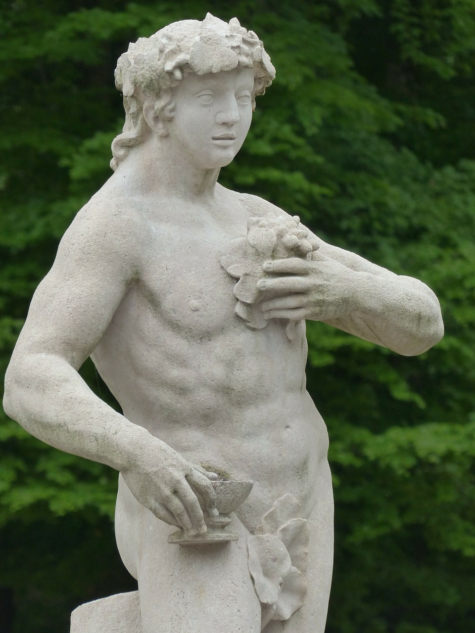 stone figure man human free photo