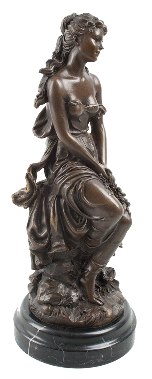 stone figure woman isolated free photo