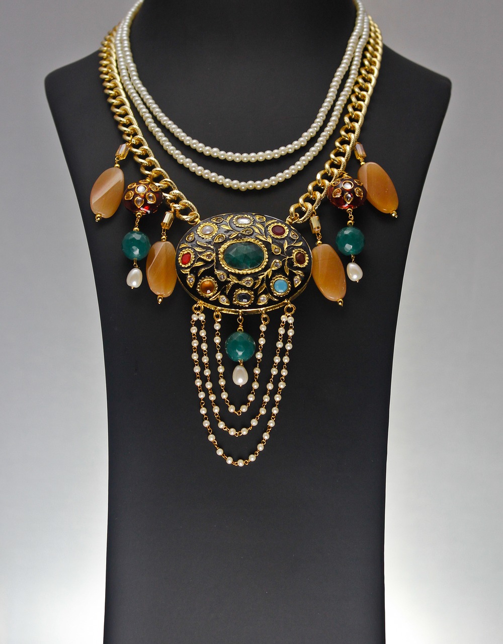 stone jewelry necklace photoshoot free photo