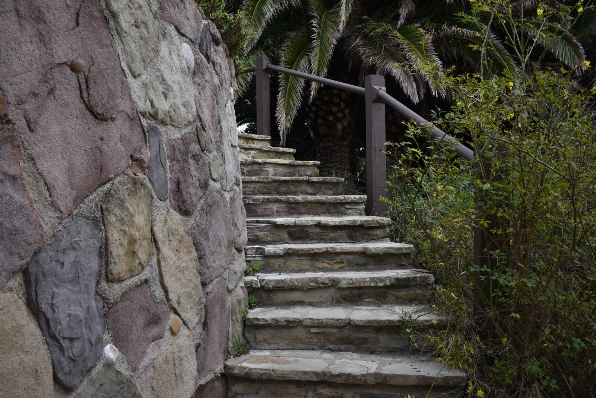 stairs curve stone free photo
