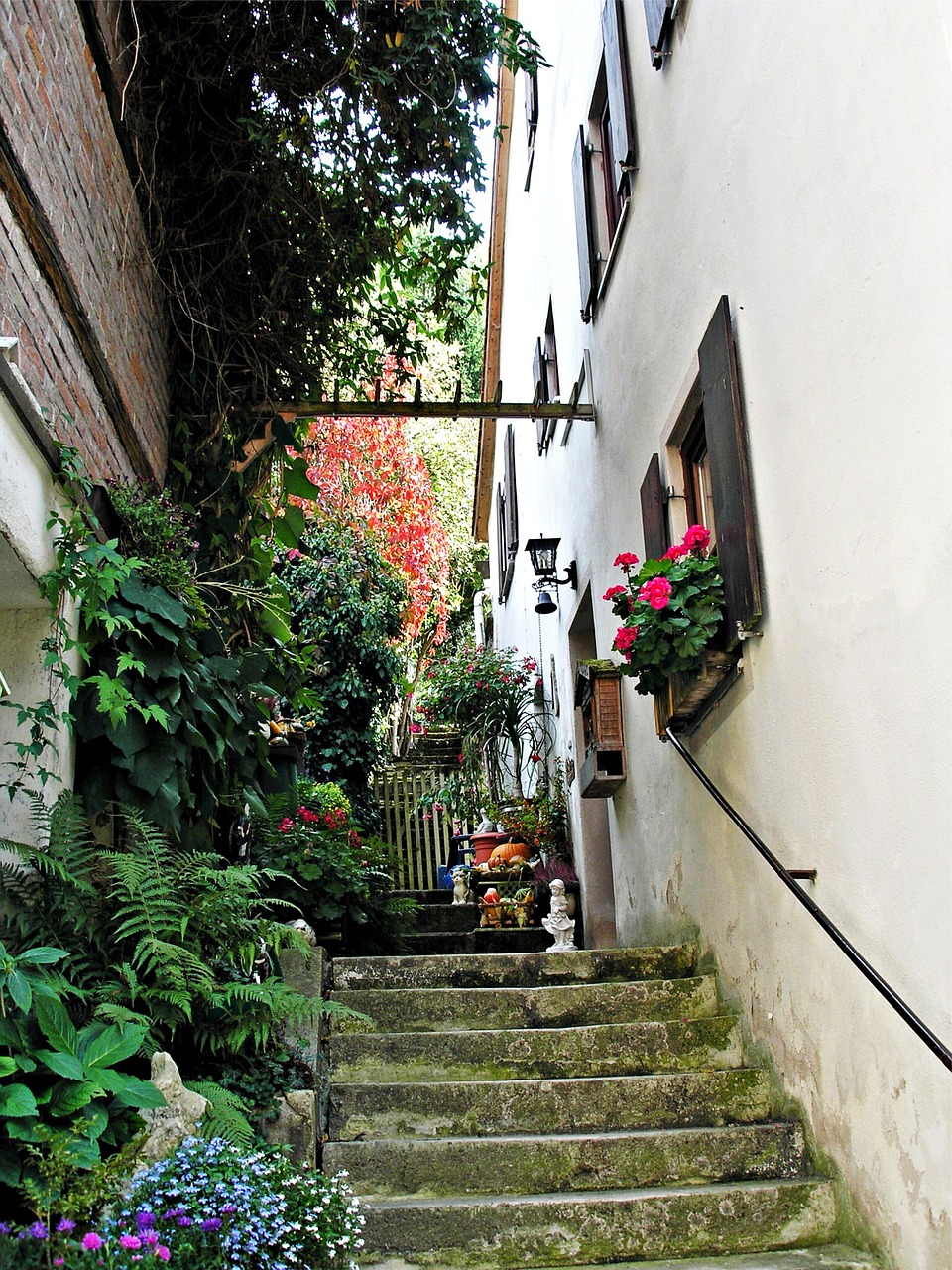 stone stairway staircase historically free photo