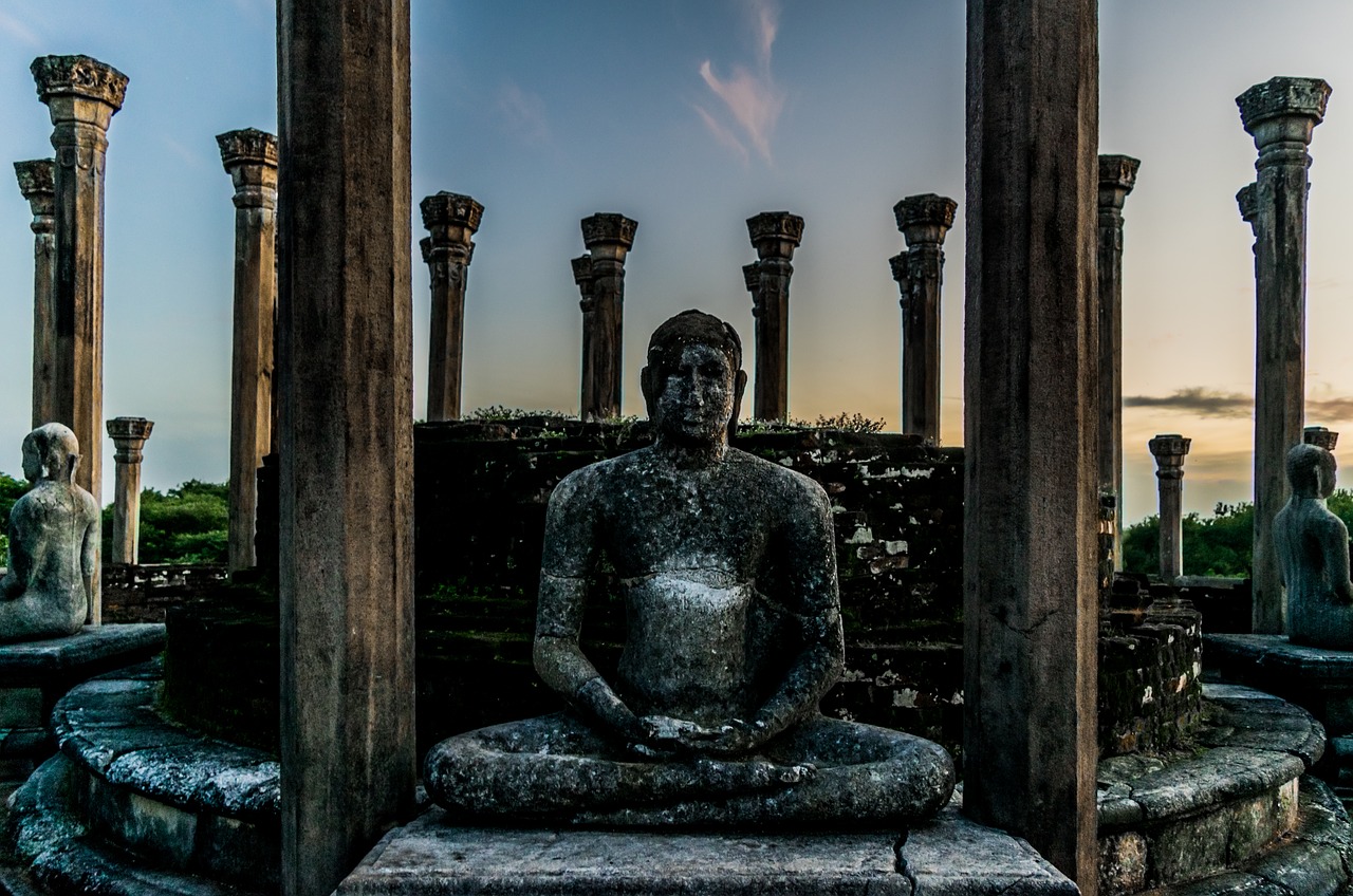 stone statue  lord buddha  heritage free photo