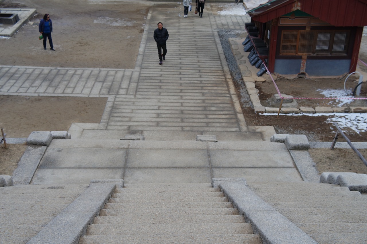stone steps temples way temple free photo