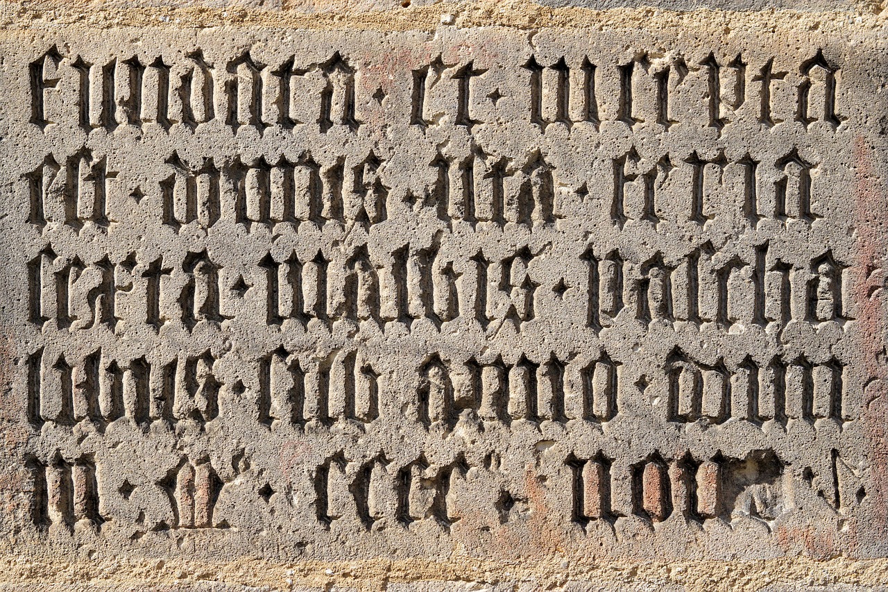 stone tablet latin board free photo
