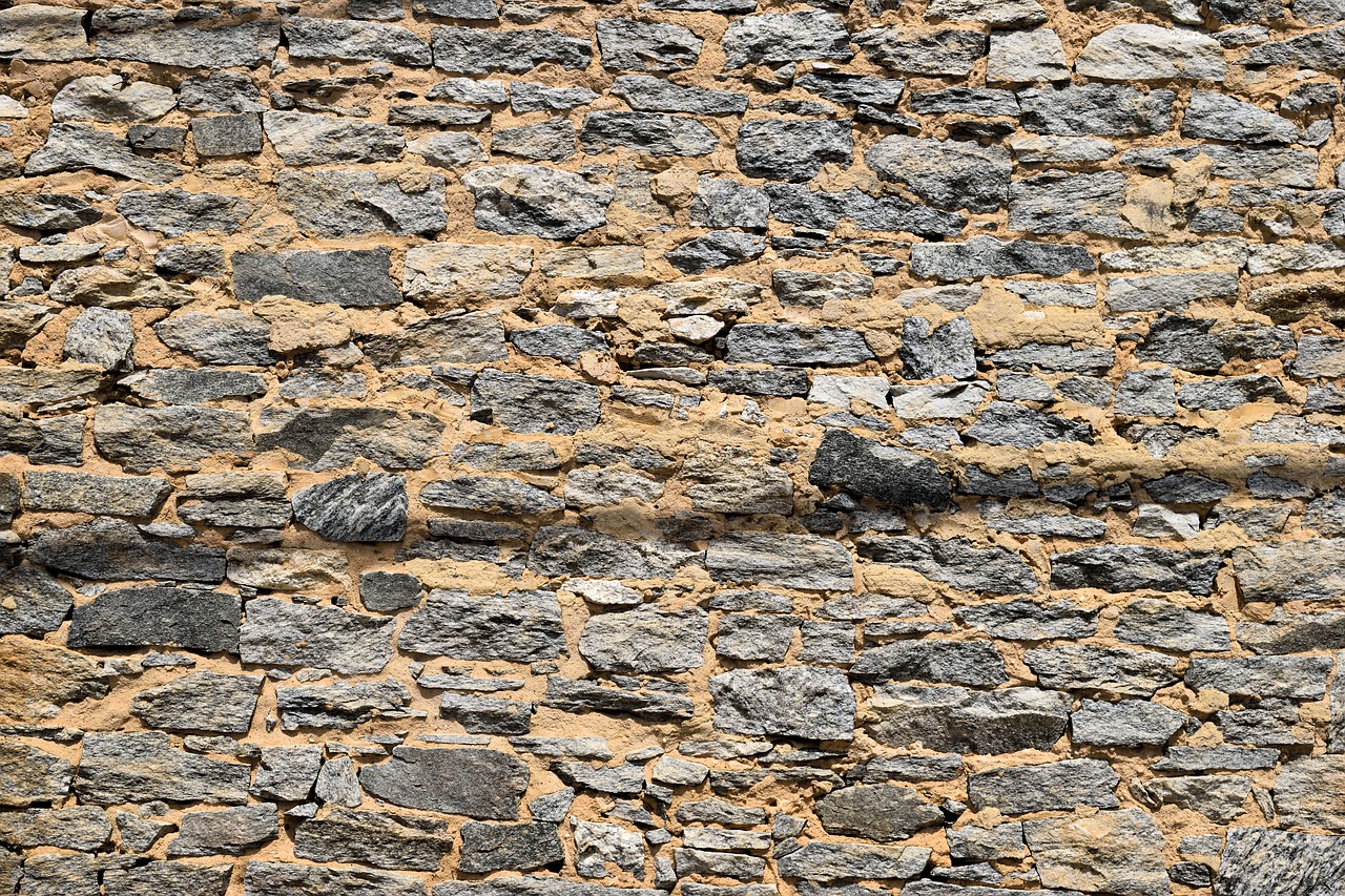 stone wall exterior building free photo