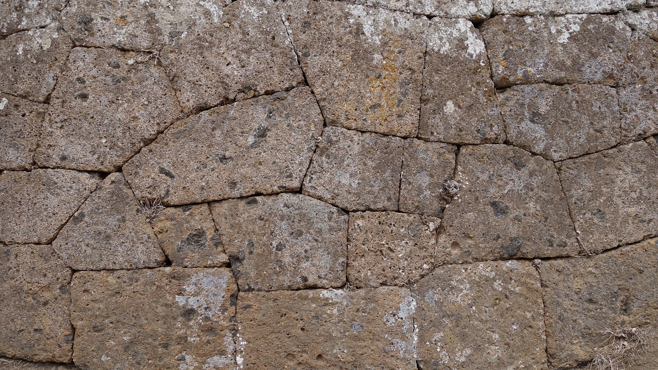 stone wall etruscan antique free photo