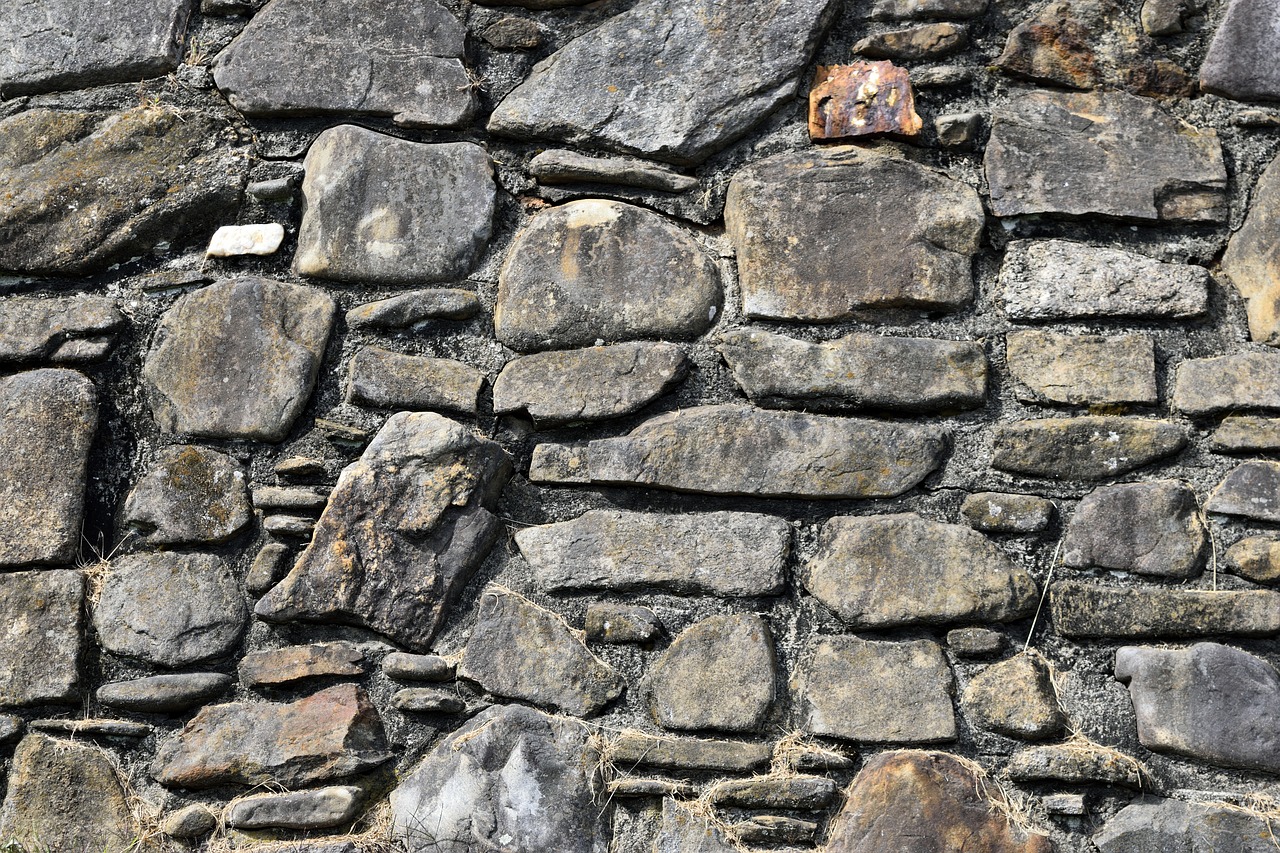 stone wall rock background free photo