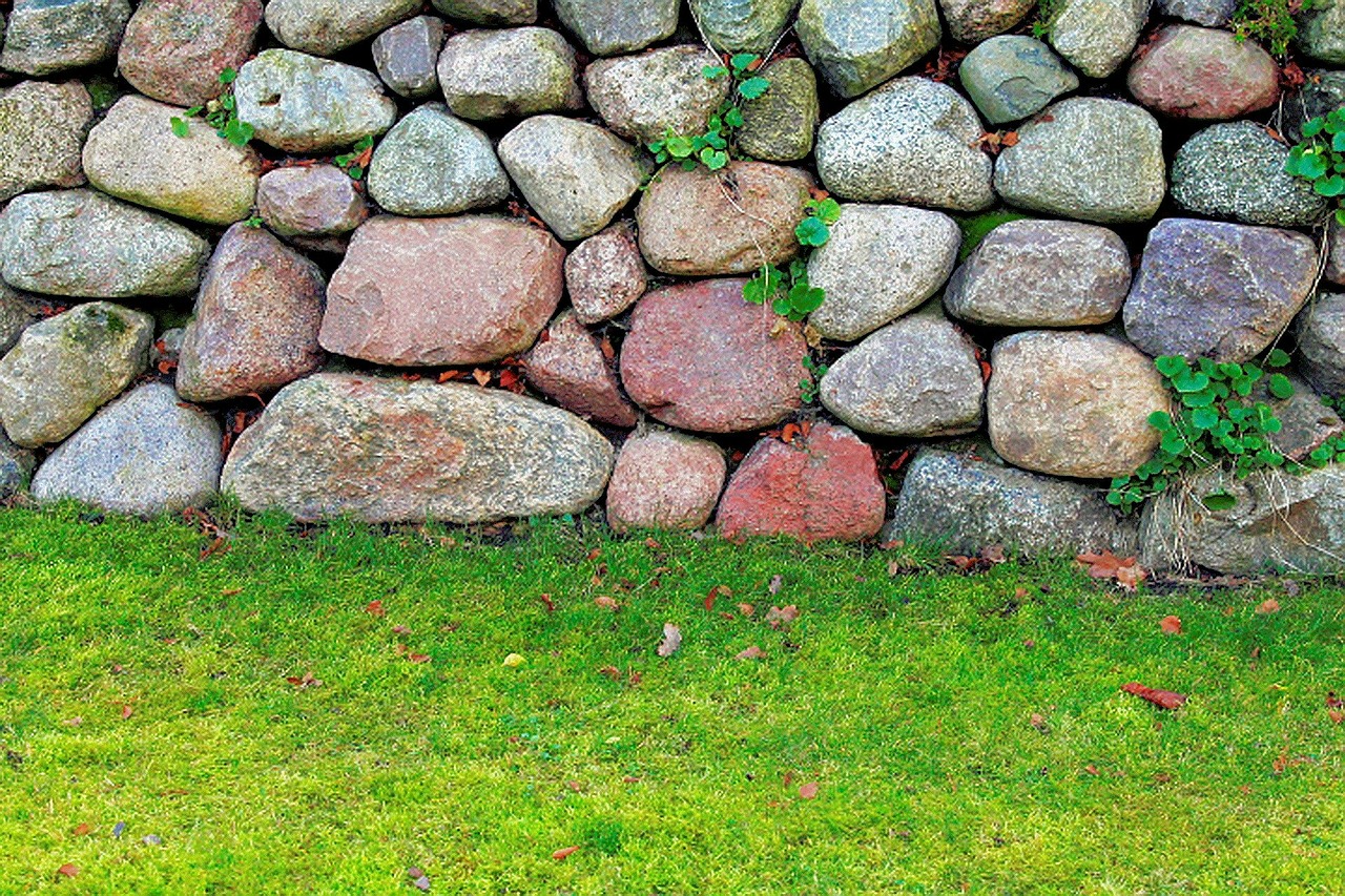 stone wall wall stones free photo
