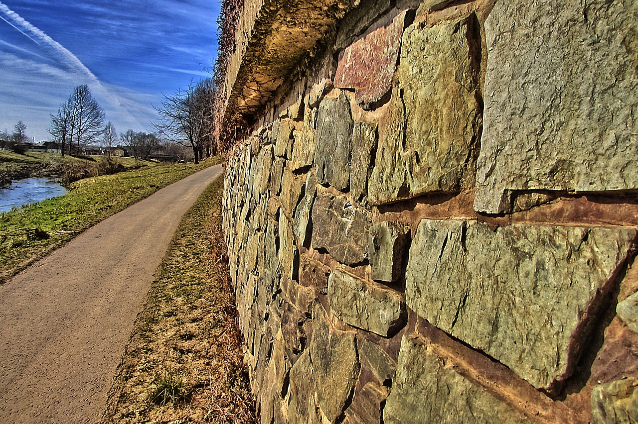 stone wall away bach free photo