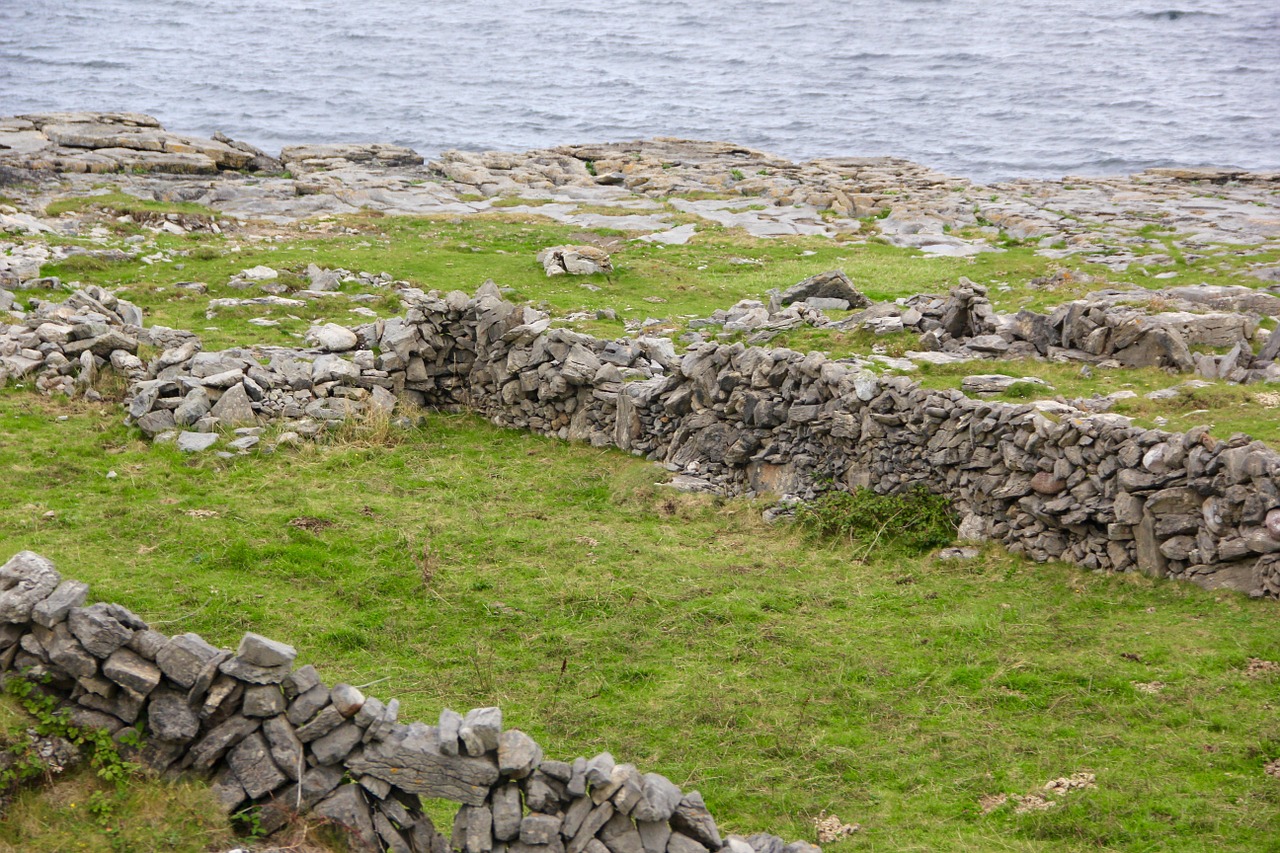 stone wall ireland stone free photo