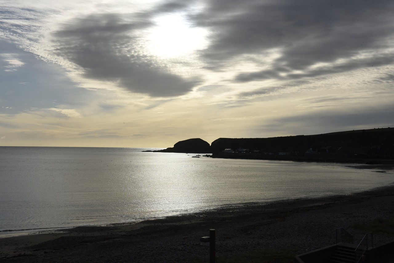 stonehaven scotland sea free photo