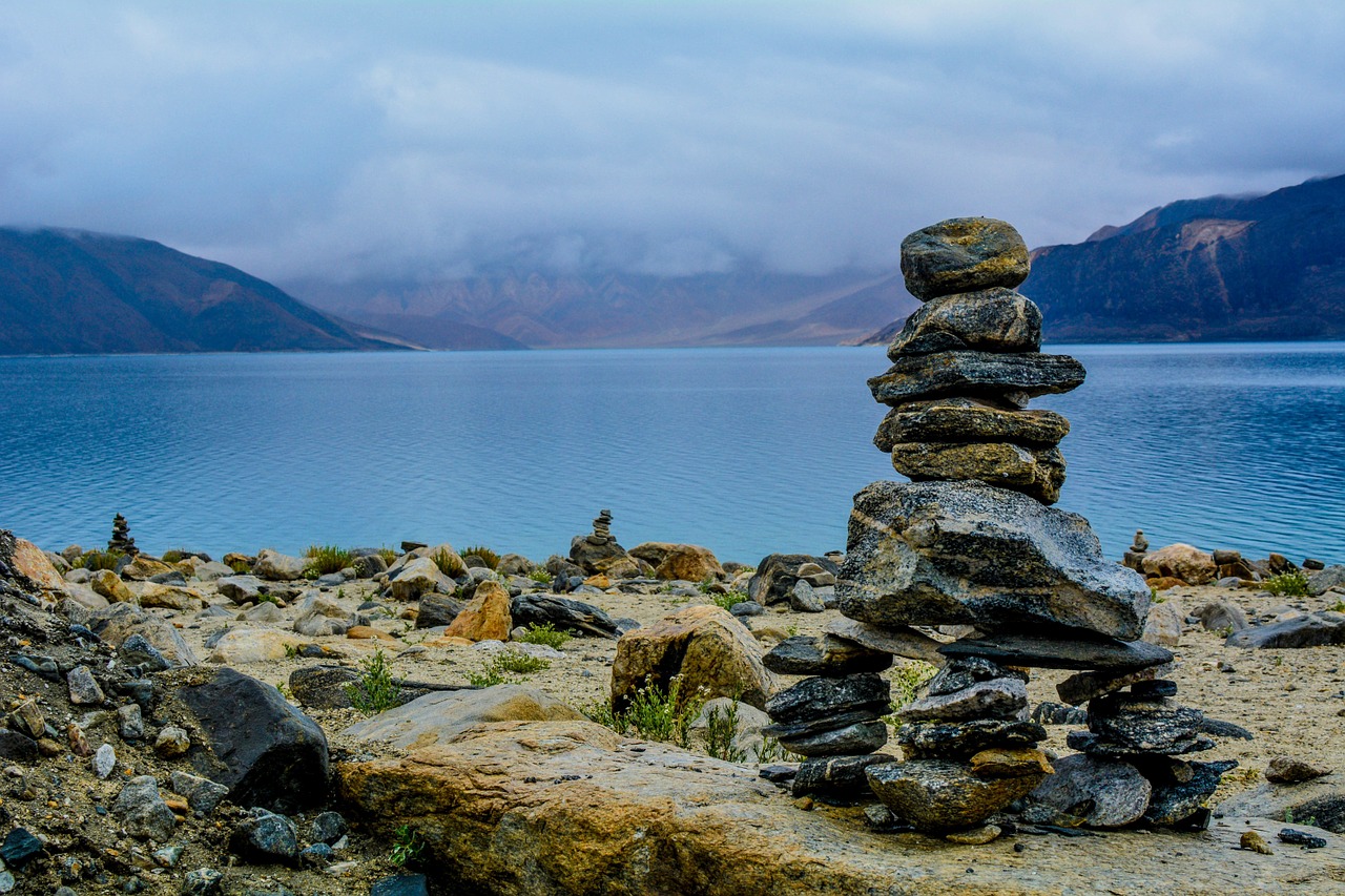 stones pile heap free photo