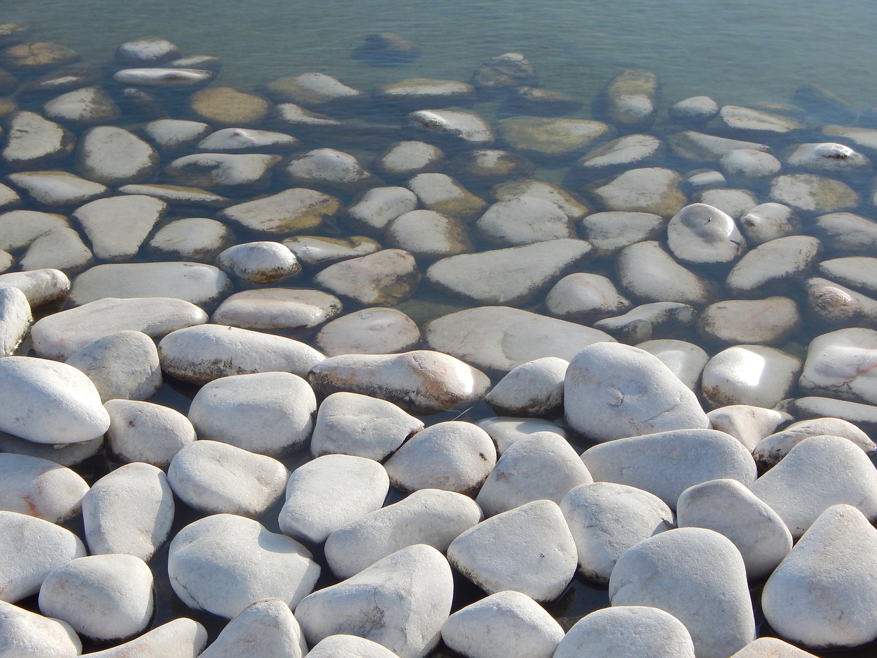 stones white water free photo