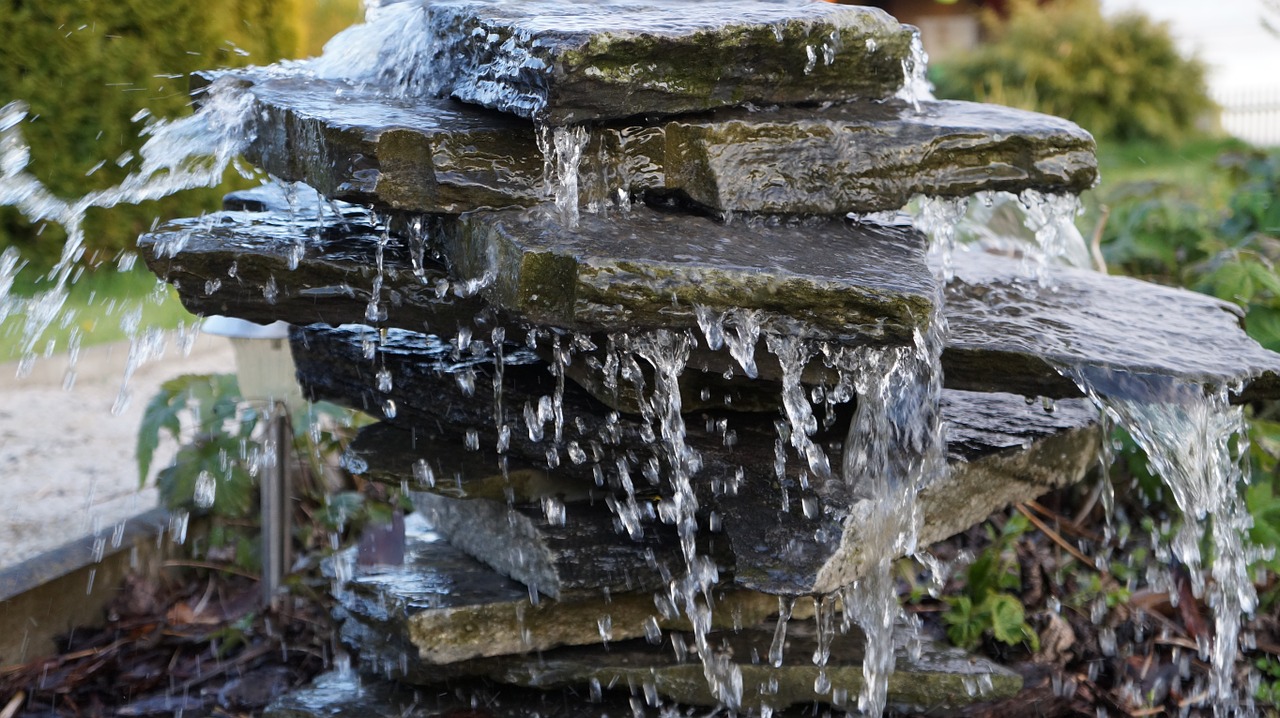 stones wet water free photo