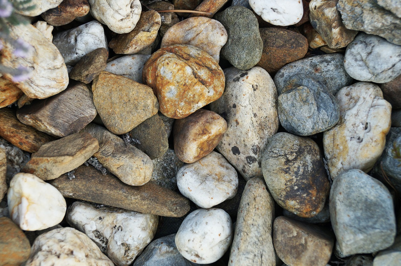 stones pebbles gray free photo