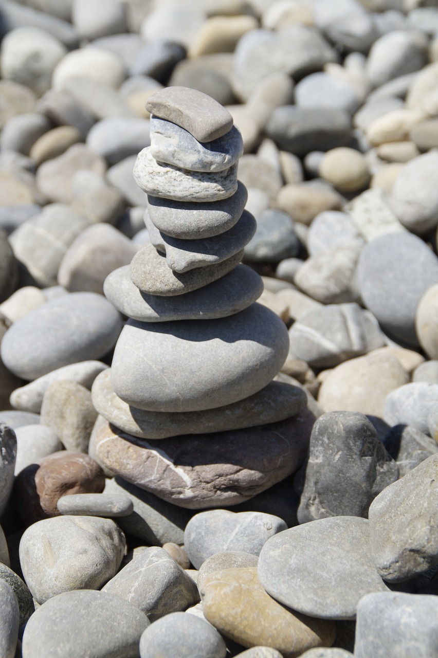 stones stone tower stack free photo