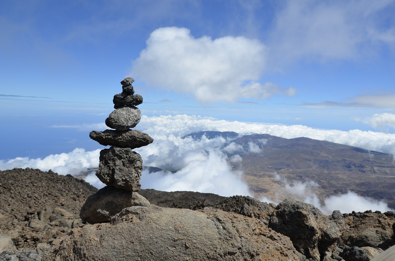 stones summit mountain free photo