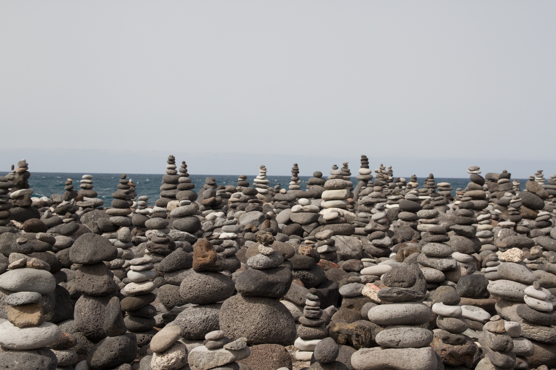 stone field figures free photo