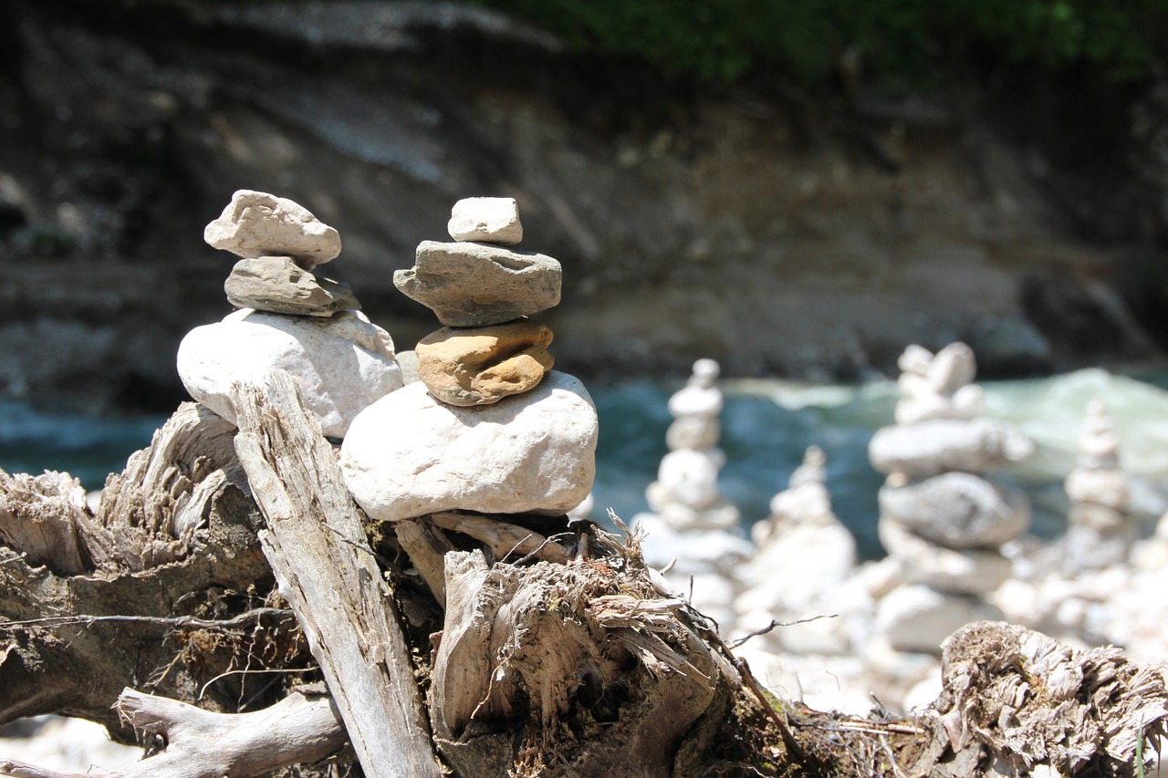 stones stacked balance free photo