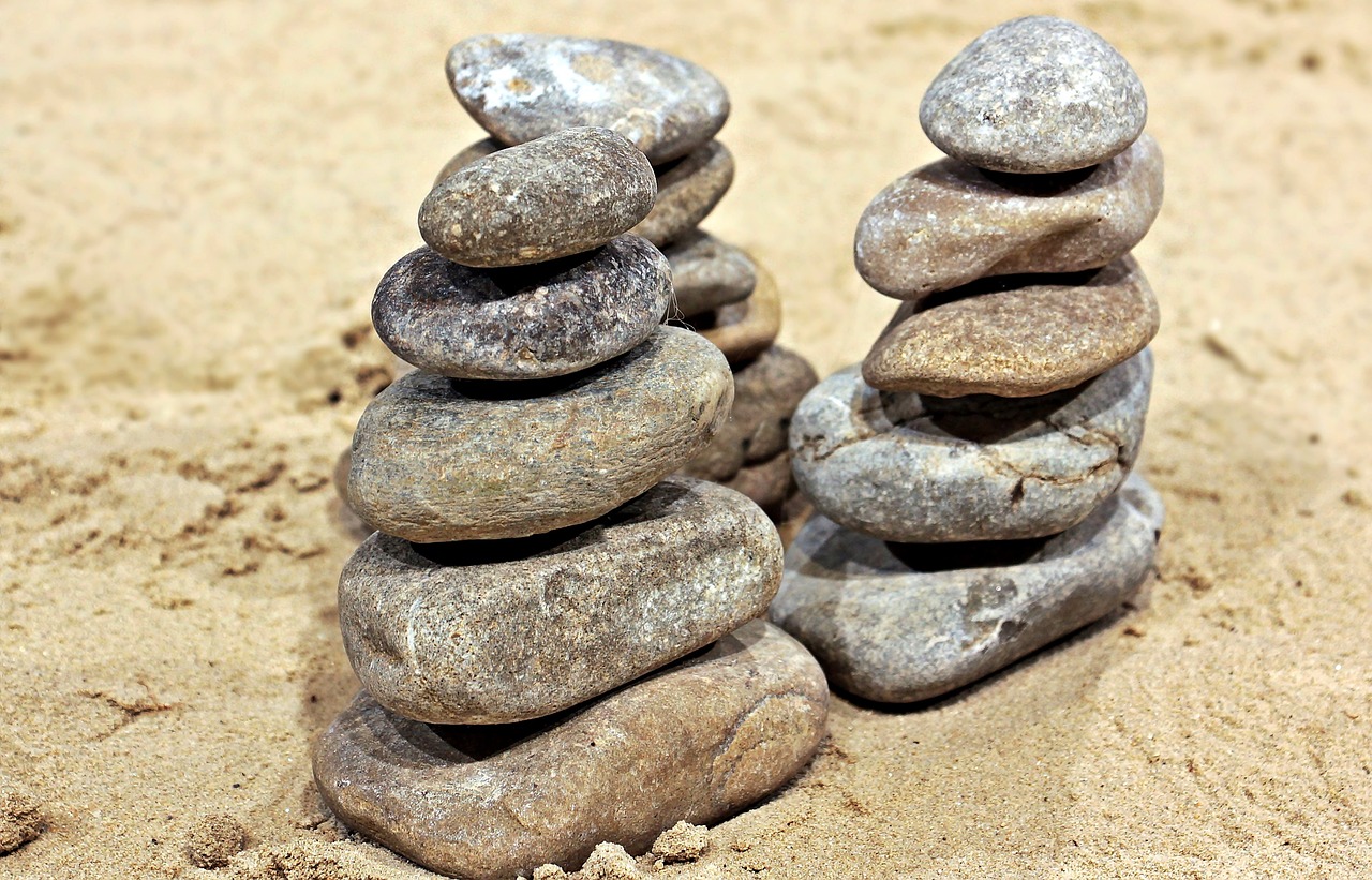 stones stacked stones stacked free photo