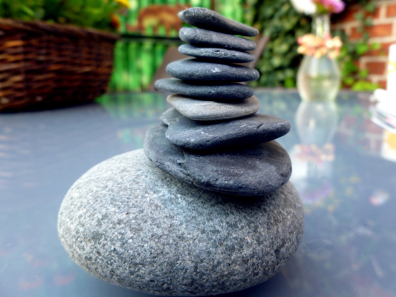 stones tower balance free photo