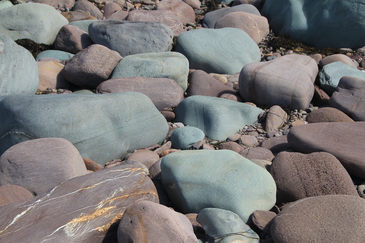 stones beach pebbles free photo