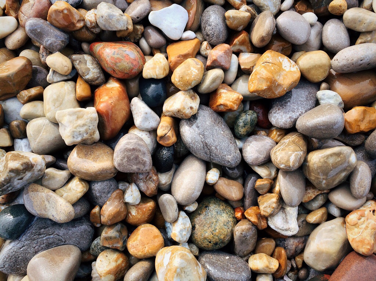 stones rocks beach free photo