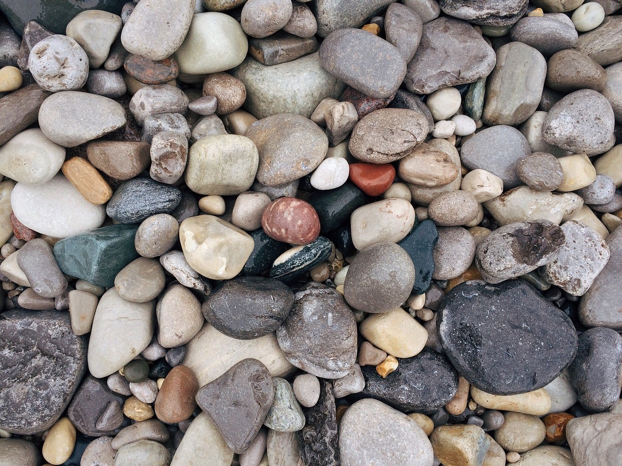 stones rocks beach free photo