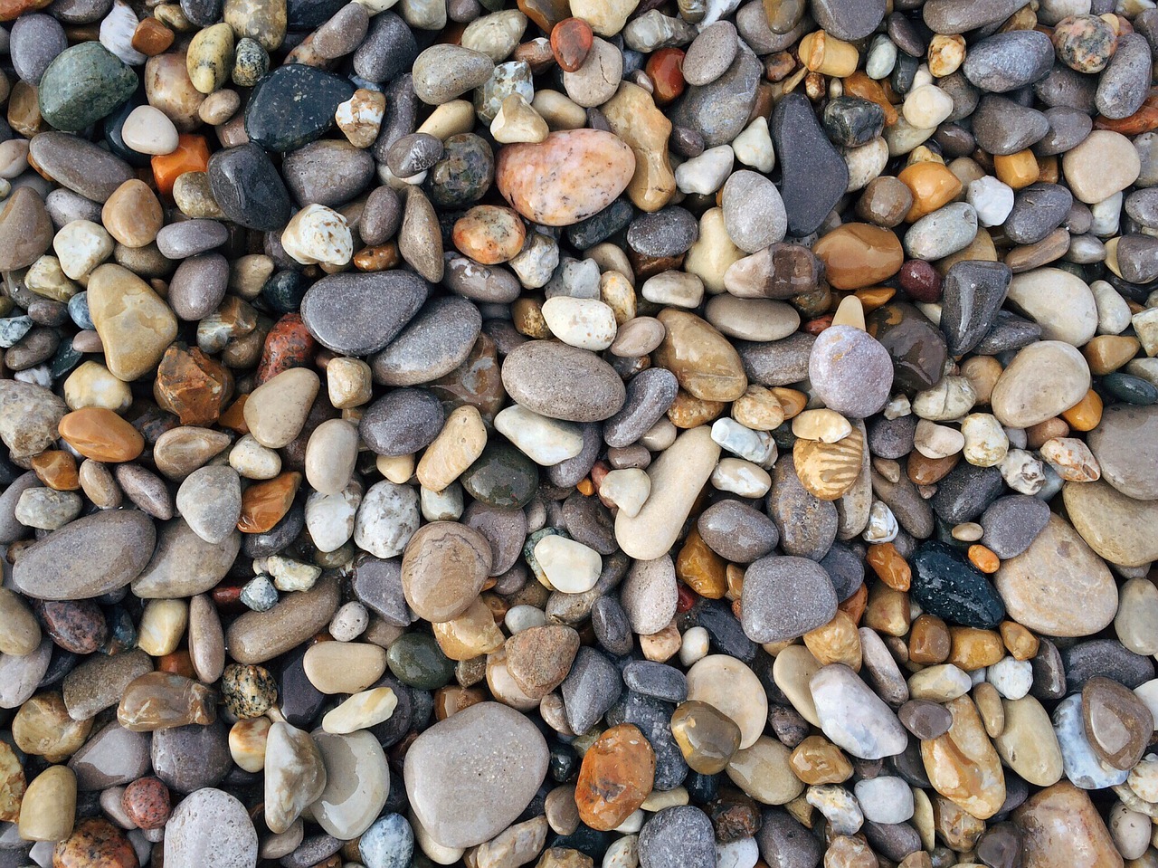 stones rocks beach free photo