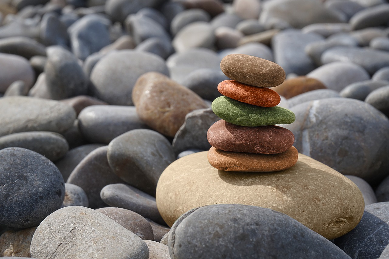 stones meditation zen free photo