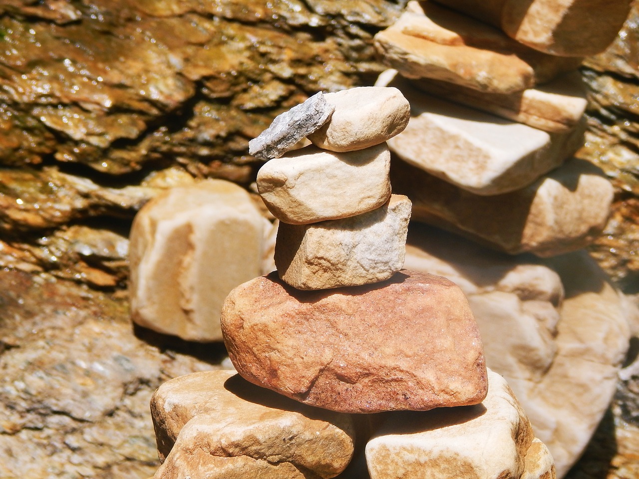 stones balance zen free photo