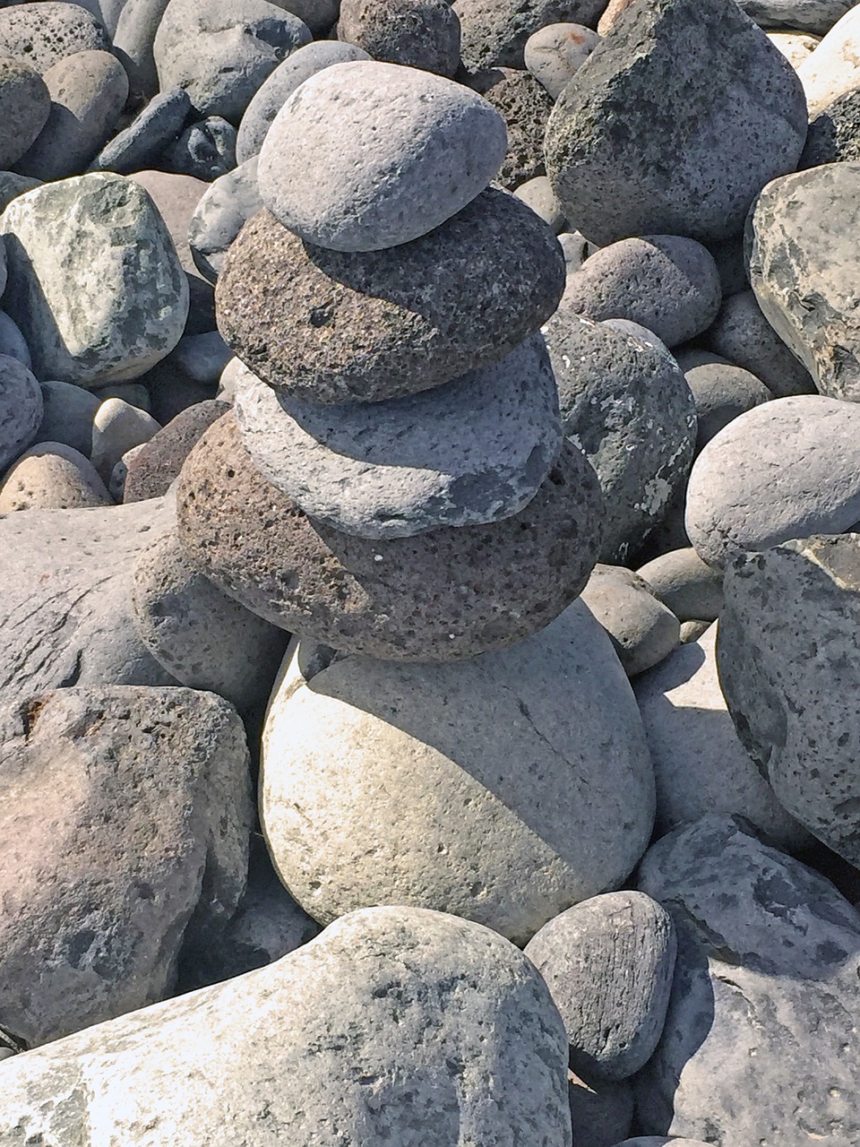 stones tower stones pebbles free photo
