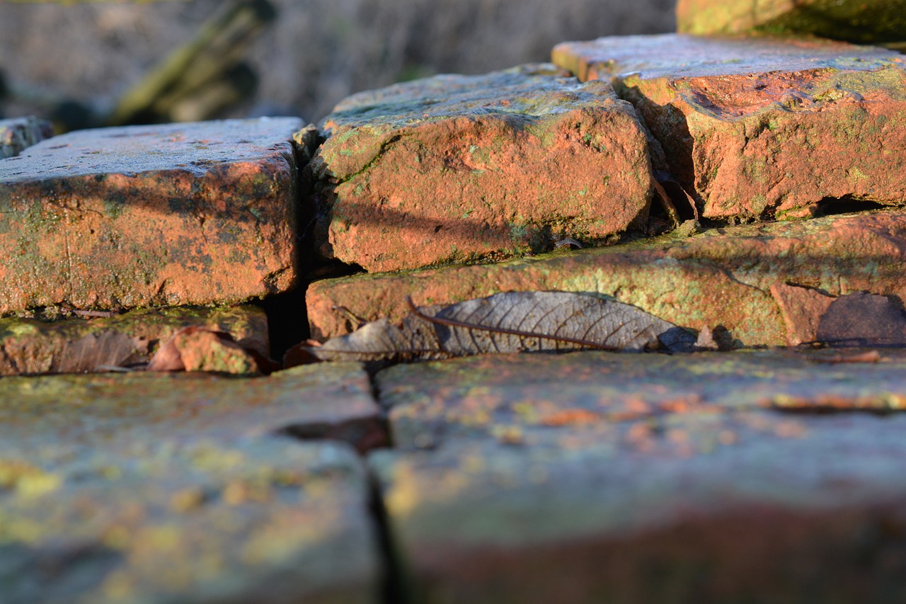 stones wall stacked up free photo