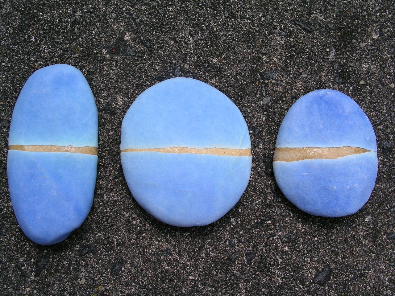 stones art blue free photo