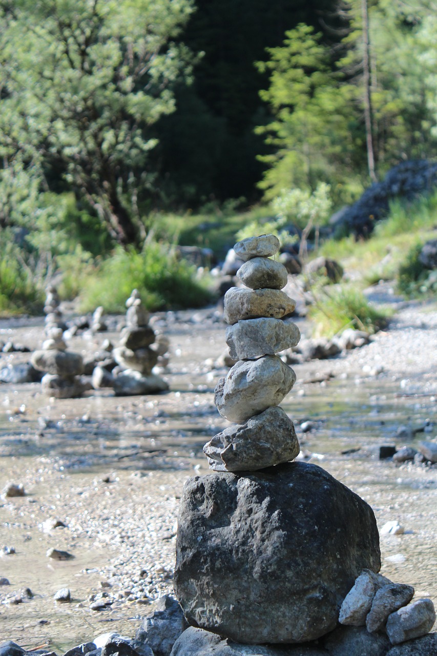 stones stone tower stone free photo