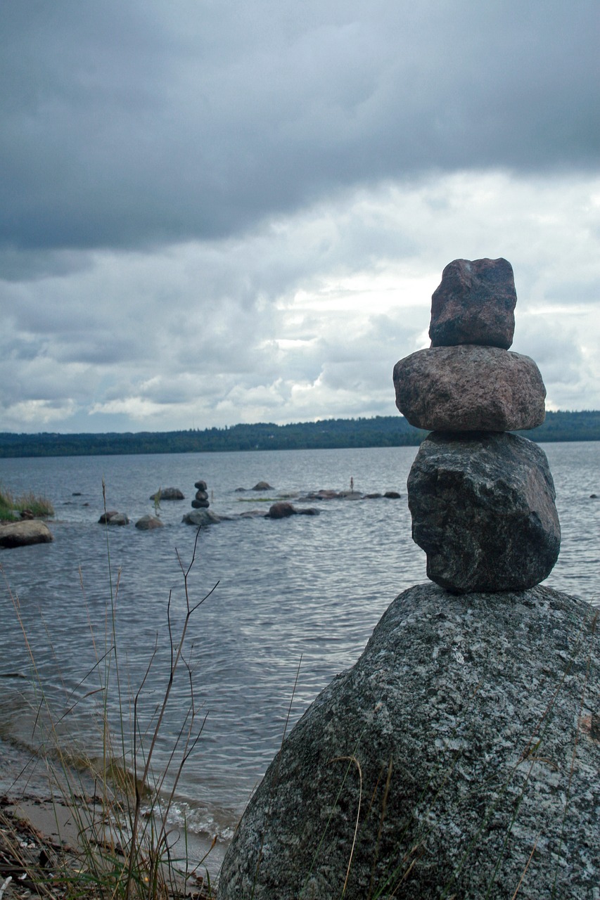 stones stone sea free photo