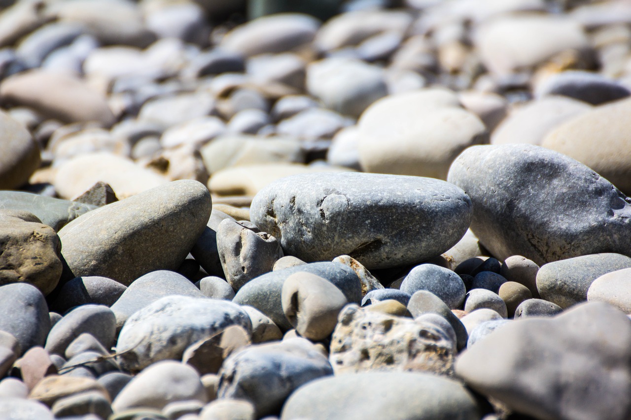 stones  pebble  river free photo