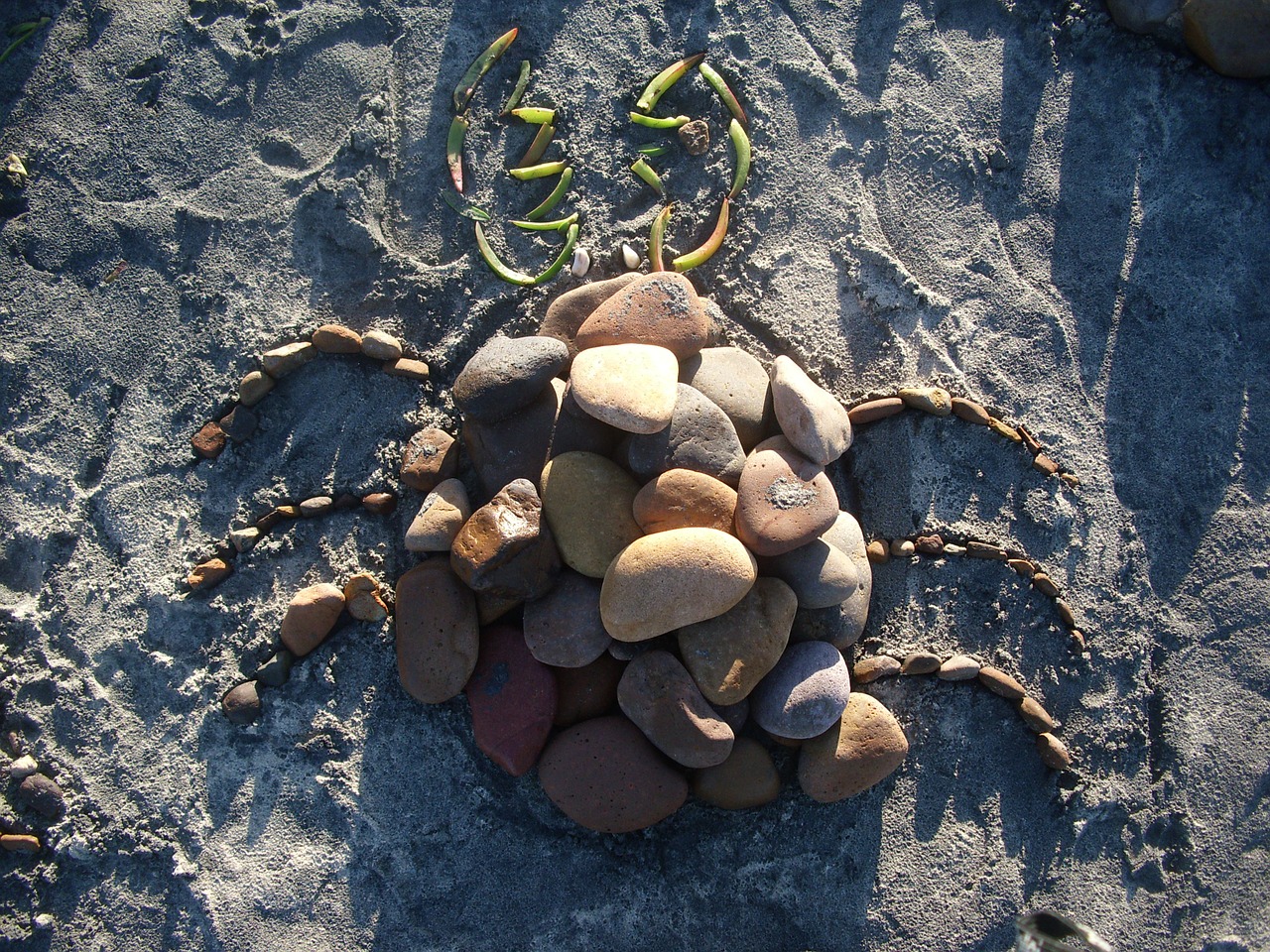 stones bug figure free photo