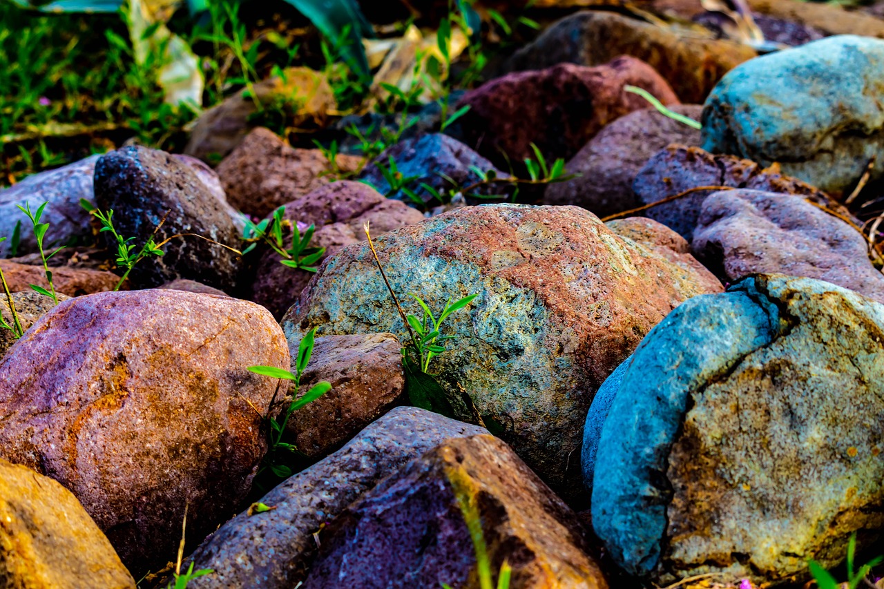 stones  rocks  colorful free photo