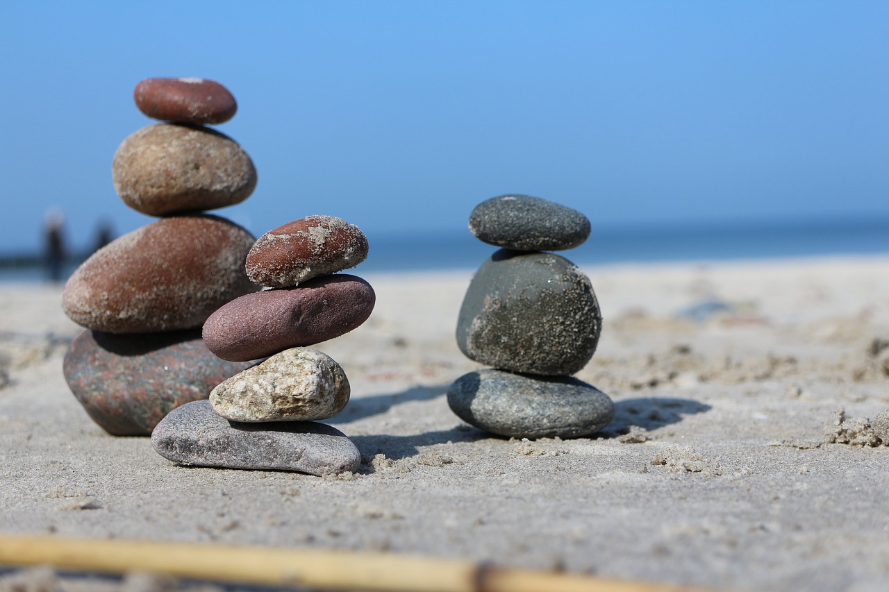 stones  beach  baltic sea free photo