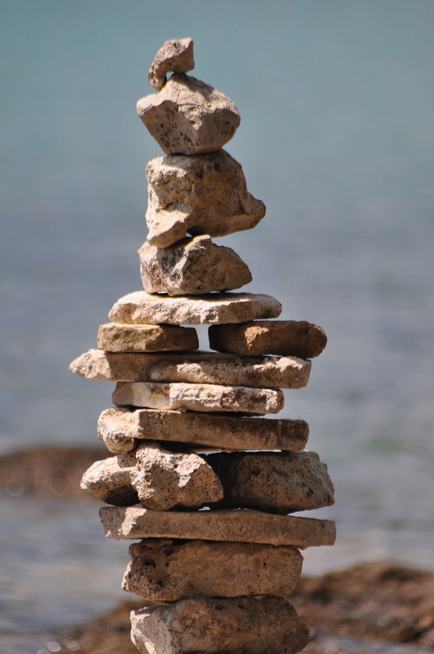 stones  art  sculpture free photo