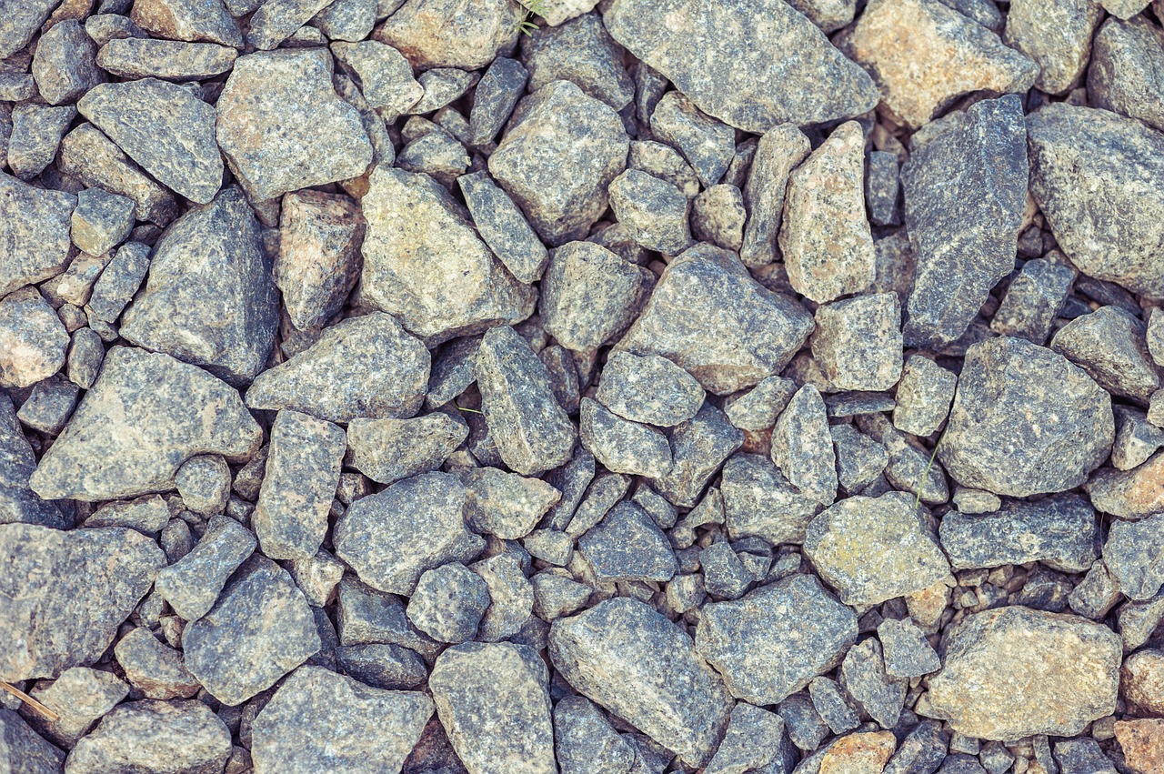 stones gravel grey free photo